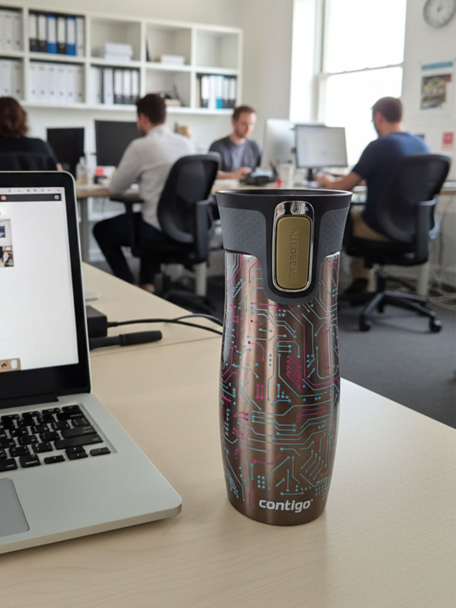 Contigo West Loop 2.0 - Kubek termiczny - 470ml - Electric - Latte