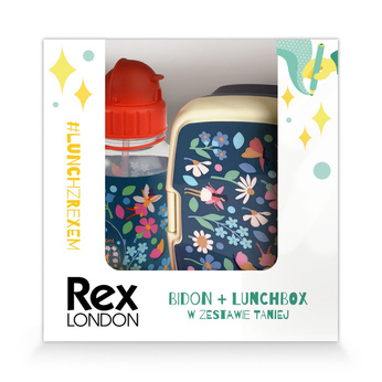 Rex London Zestaw śniadaniowy lunchbox i bidon Wróżki
