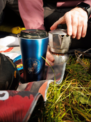 Dr.Bacty Apollo 2.0 - Kubek termiczny na kawę - "Skorpion" - 360 ml - Monaco Blue