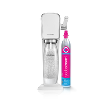 Saturator do wody gazowanej SodaStream ART biały'+ 1 butelka + nabój CO2