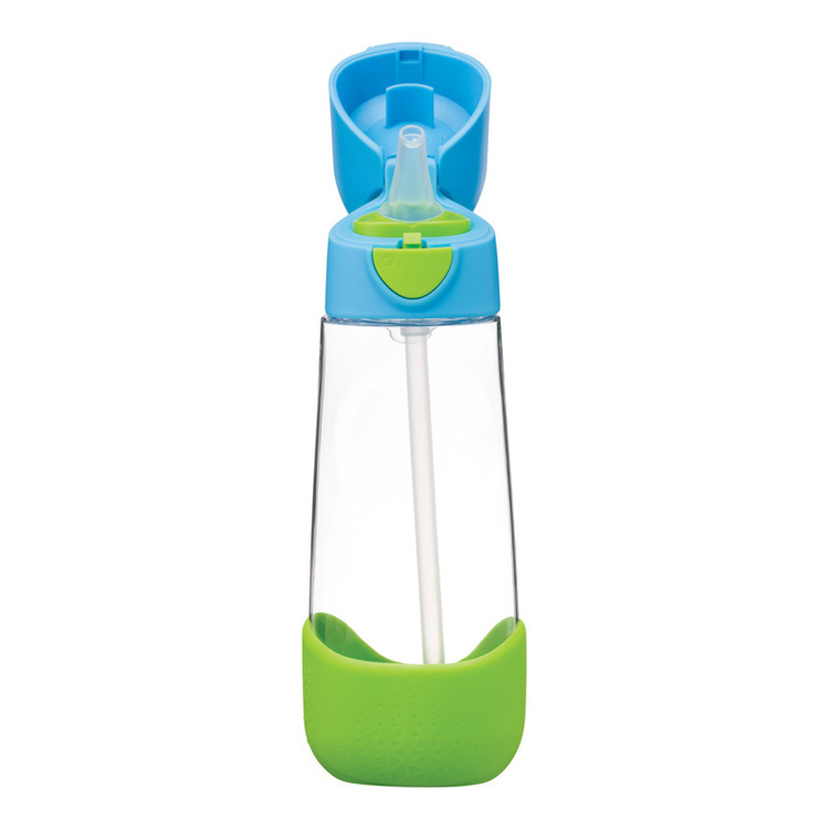 B.Box Butelka na wodę tritanowa ze słomką 600ml Ocean Breeze b.box