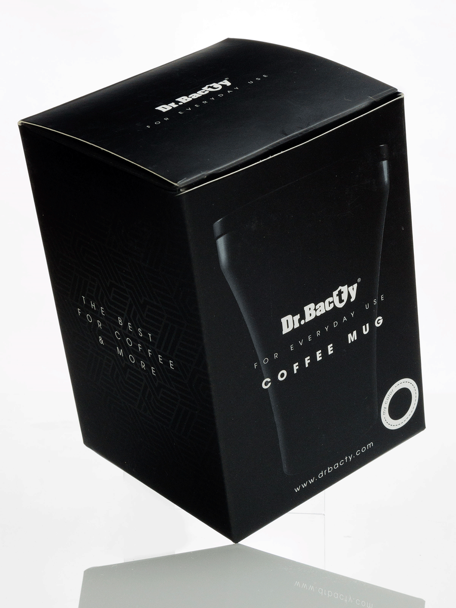 Dr.Bacty Apollo - Kubek do kawy na wynos - 227 ml - Serio - czarny