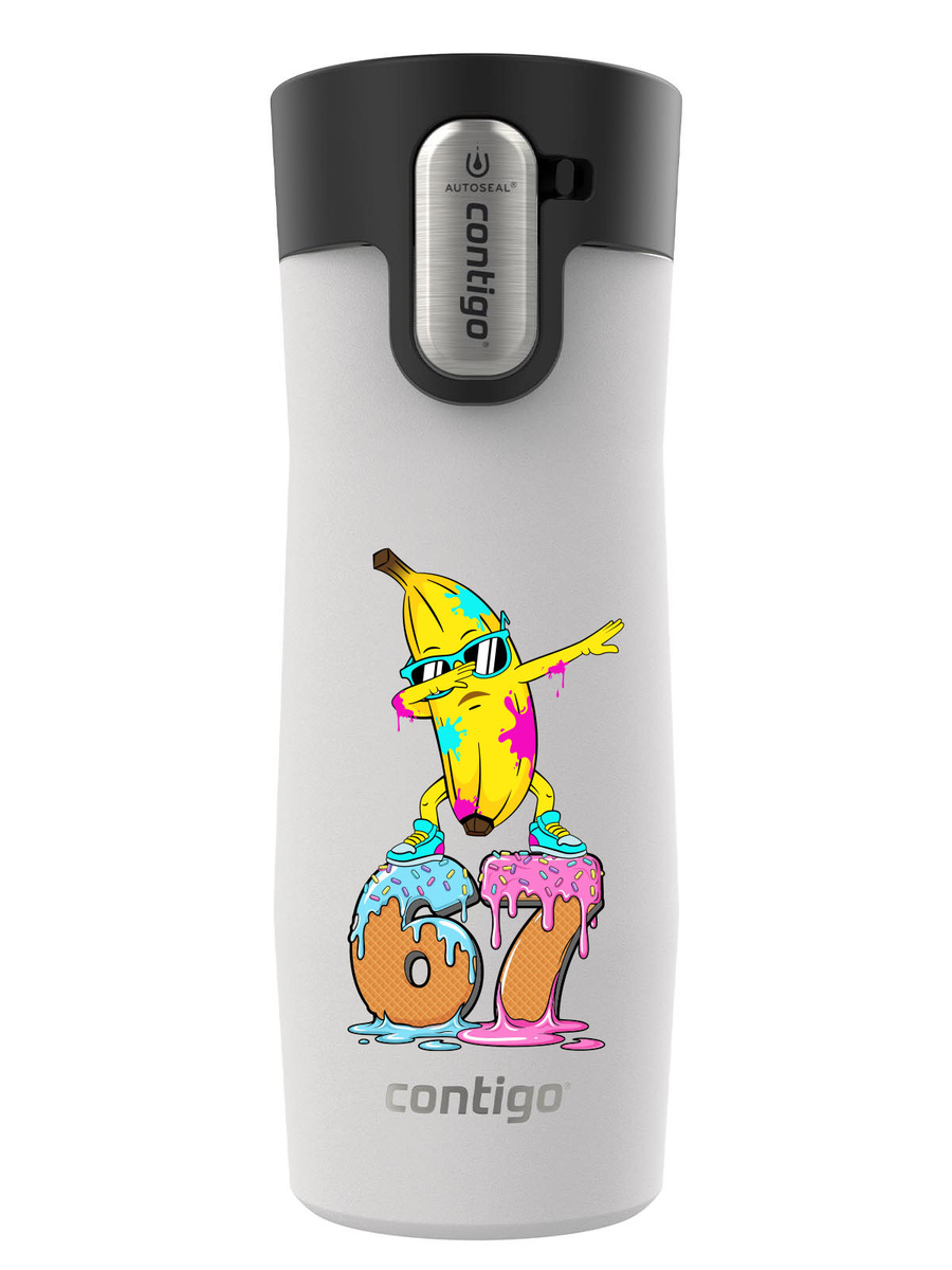 Kubek termiczny Contigo West Loop 3.0 470ml - Six Seven -  Biały Mat