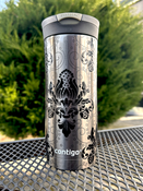 Contigo Huron - Kubek termiczny - 470ml - Arabeska Black - Gunnmetal