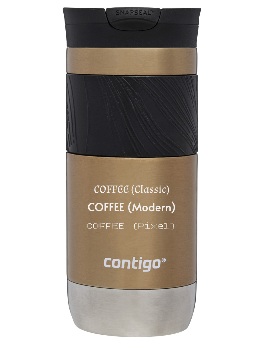 Contigo Byron 2.0 - Kubek termiczny z grawerem - 470ml - Złoty