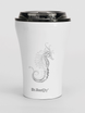 Dr.Bacty Apollo - Kubek personalizowana - 227 ml - Konik morski - biały