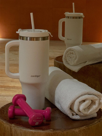 Contigo Streeterville Tumbler - Kubek termiczny ze słomką - 1200 ml - Salt