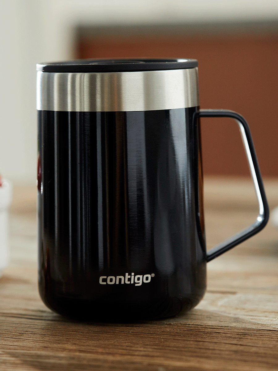Contigo Streeterville - Kubek termiczny z uchem - 420ml - Czarny