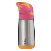 b.box Bidon Termiczny ze Słomką Stalowy 350ml Strawberry Shake