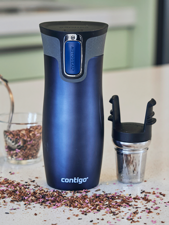 Contigo West Loop 2.0 - Zestaw kubków termicznych - 470ml - Czarny Mat + Granatowy Mat