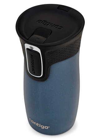 Contigo West Loop Mini - Kubek termiczny - 300ml - Floresy - Niebieski Metalik