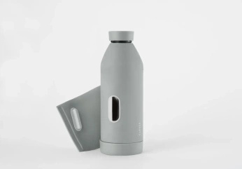 Closca Glass Grey - Butelka - 420ml - Coral/G