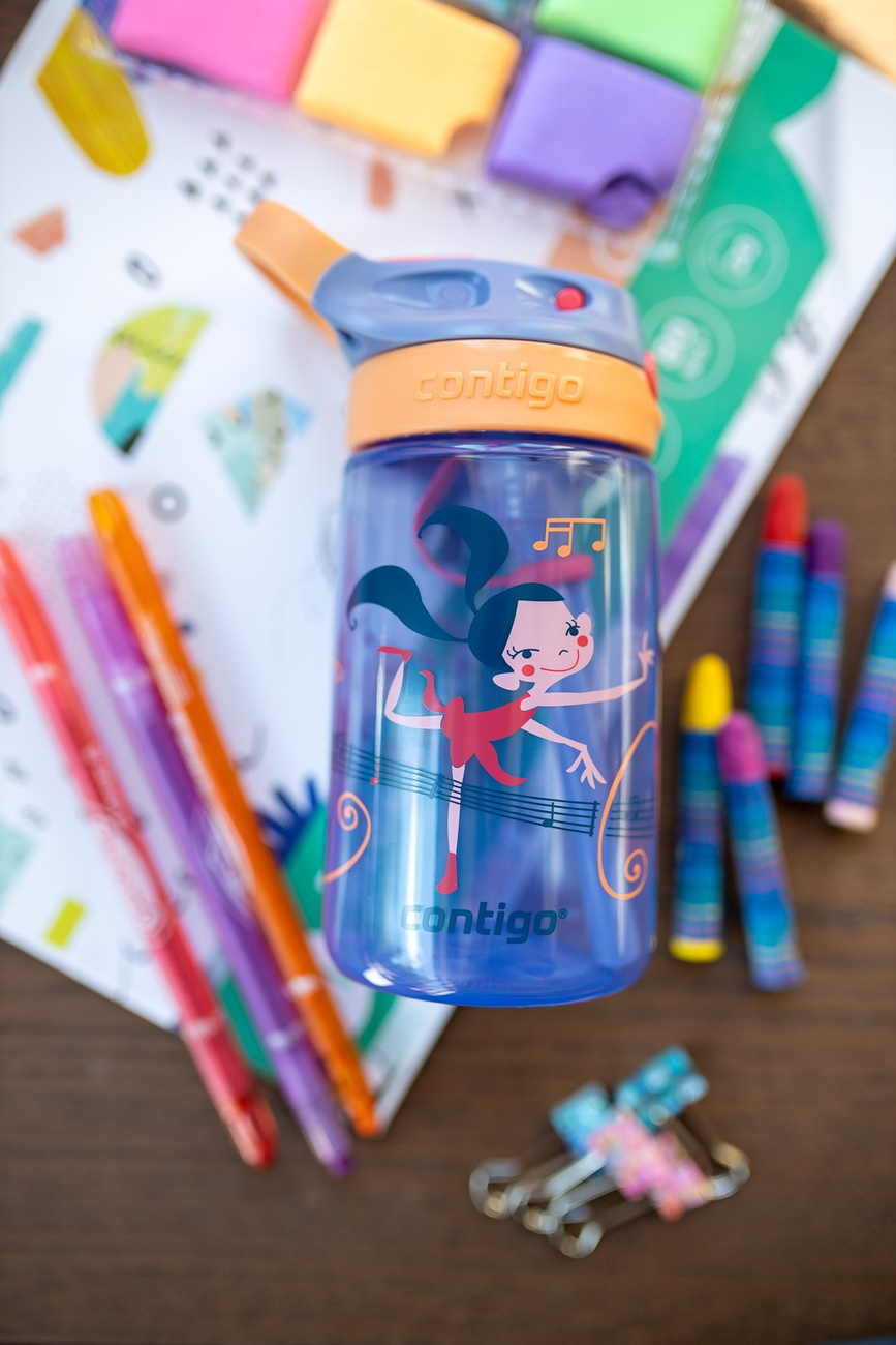 Contigo Gizmo Flip - Bidon dla dzieci / Kubek dla dzieci - 414ml - Wink Dancer