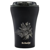 Dr.Bacty Apollo - Kubek na kawę termiczny - 227 ml - Morski - czarny