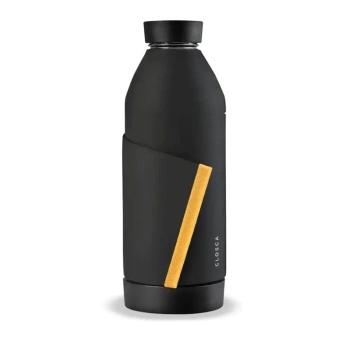 Butelka Closca Glass Black 420ml - Savanna/B