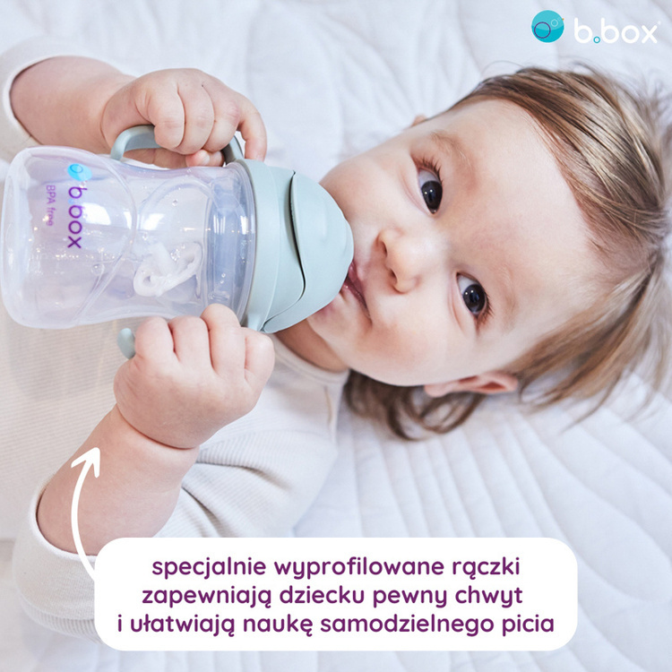B.Box Bidon ze słomką 240ml latte