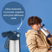 B.Box Butelka termiczna z ustnikiem sportowym 500ml Blush Crush