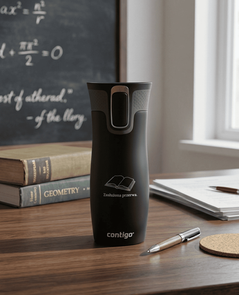 Contigo West Loop 2.0 - Kubek termiczny dla Nauczyciela/Nauczycielki - 470 ml - czarny