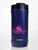 Dr.Bacty Notus - Kubek na napoje - 360 ml - Ośmiornica różowa - granatowy