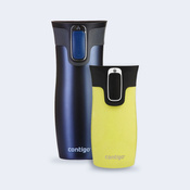 Zestaw Contigo West Loop Monaco 470 ml + West Loop Mini 300 ml – żółty metalik