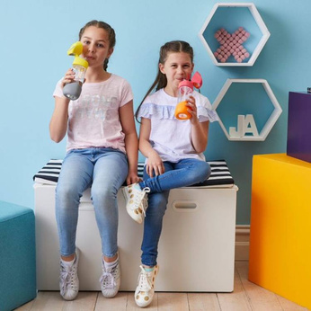 B.Box Butelka tritanowa ze słomką 450ml Lemon Sherbet