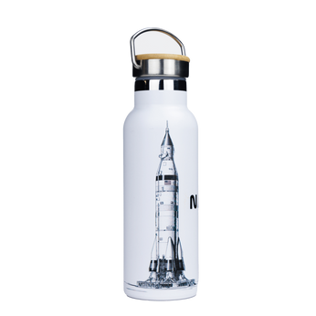 Dr.Bacty Iris - Butelka termiczna stalowa - 500 ml - Biała - NASA
