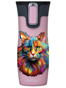 Contigo West Loop 2.0 - Kubek termiczny - 470ml - Kot - różowy Mat