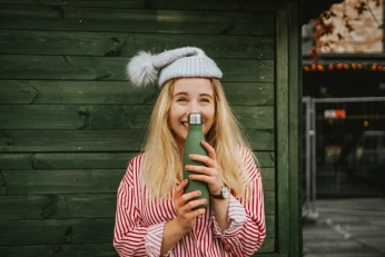 Butelka termiczna Ragsy Rubber 500ml - Yellow Matte