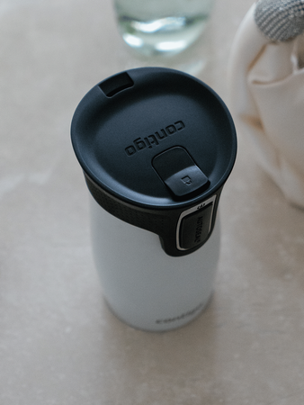 Contigo West Loop Mini - Kubek termiczny - 300ml - biały metalik