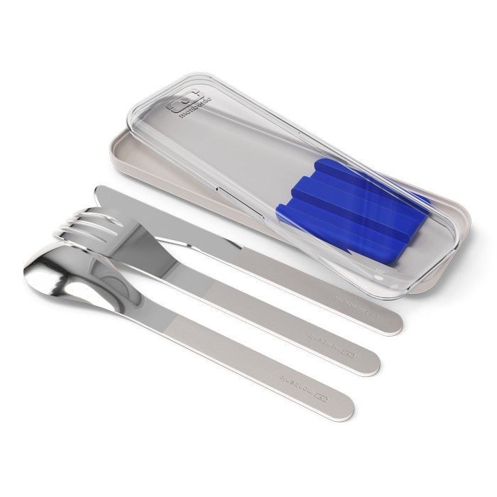 Monbento Zestaw sztućców podróżnych SlimBox Blue