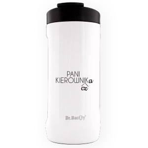 Dr.Bacty Notus - Kubek termiczny do kawy - 360 ml - Dla kierownika - biały