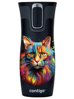Contigo West Loop 2.0 - Kubek termiczny - 470ml - Kot - Czarny