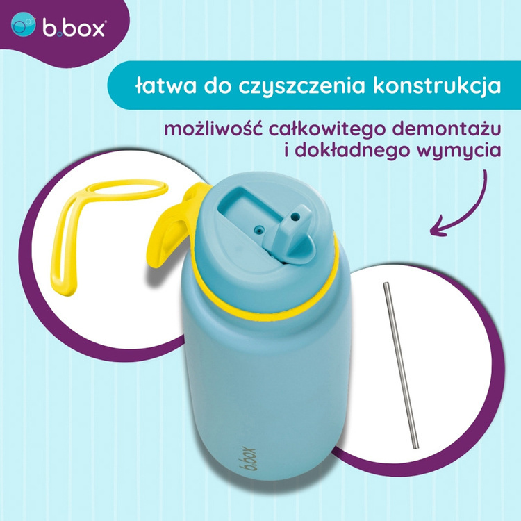 B.Box Butelka termiczna ze składanym ustnikiem – 1l Pool Side