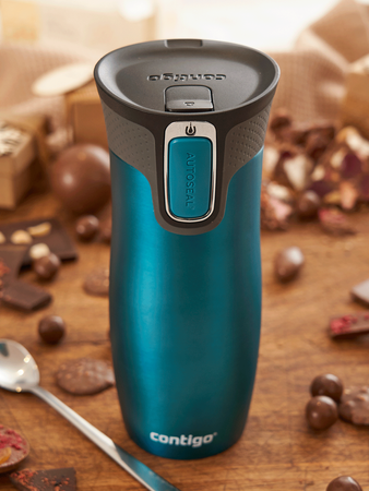 Contigo West Loop 2.0 - Kubek termiczny - 470ml - Buldog Francuski - Biscay Bay