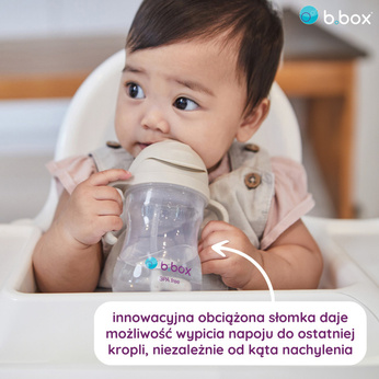B.Box Bidon ze słomką 240ml latte