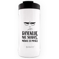 Dr.Bacty Notus - Kubek na napoje - 360 ml - Dziękuje, nie słodzę - biały