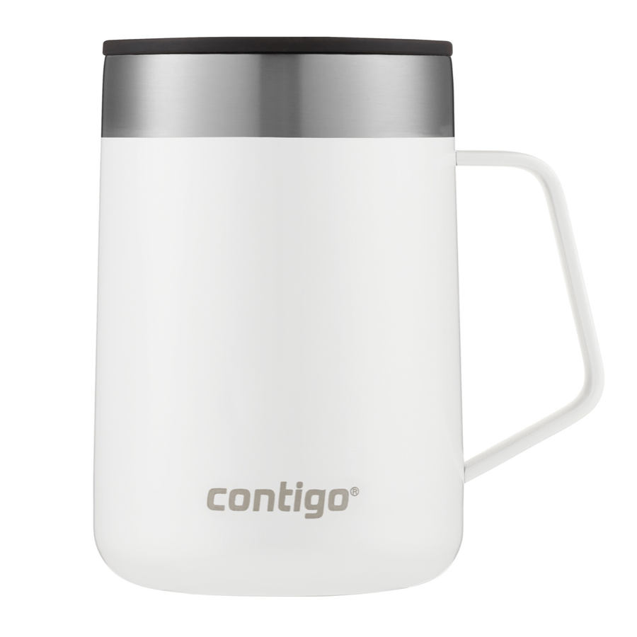 Contigo Streeterville - Kubek termiczny z uchem- 420ml - Biały - powystawowy