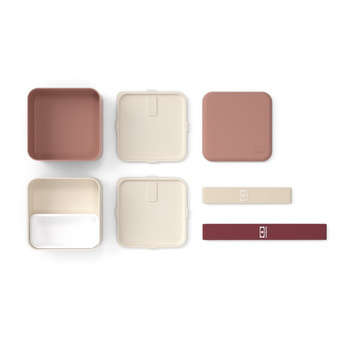 Monbento Lunchbox Bento Square FR Pink Moka