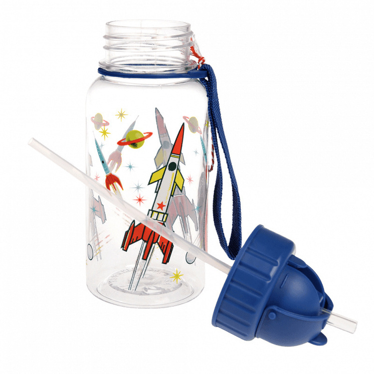 Rex London Bidon ze słomką 500ml Rakieta