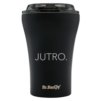Dr.Bacty Apollo - Kubek do kawy na wynos - 227 ml - Jutro - czarny