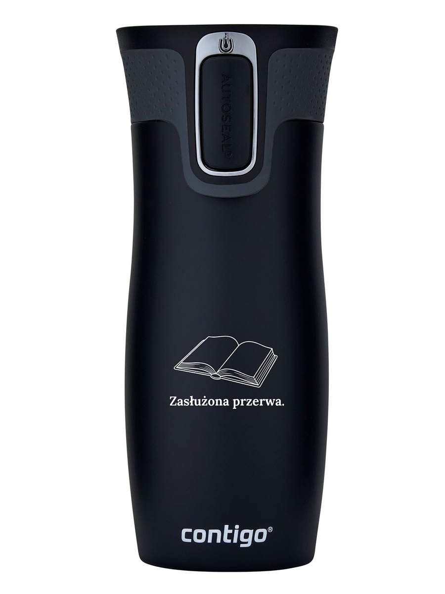 Contigo West Loop 2.0 - Kubek termiczny dla Nauczyciela/Nauczycielki - 470 ml - czarny