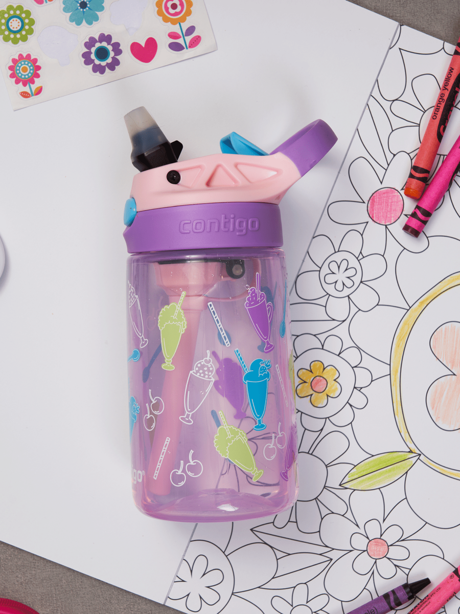 Contigo Easy Clean - Bidon / butelka dla dzieci - 420ml Strawberry Shakes