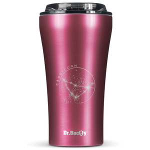 Dr.Bacty Apollo 2.0 - Kubek termiczny na kawę - 360 ml "Koziorożec" - Pink