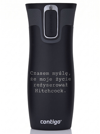 Kubek termiczny Contigo West Loop 2.0 470 ml -Hitchcock - czarny