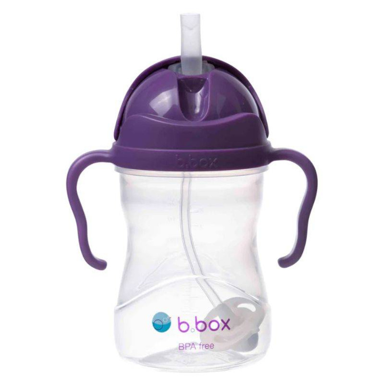 B.Box Bidon ze słomką 240ml winogronowy