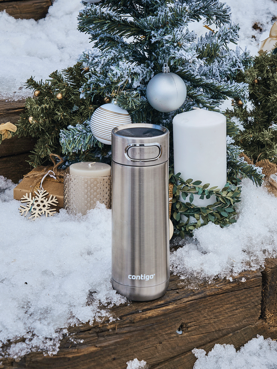 Contigo Luxe Autoseal - Kubek termiczny - 470ml - Stainless Steel
