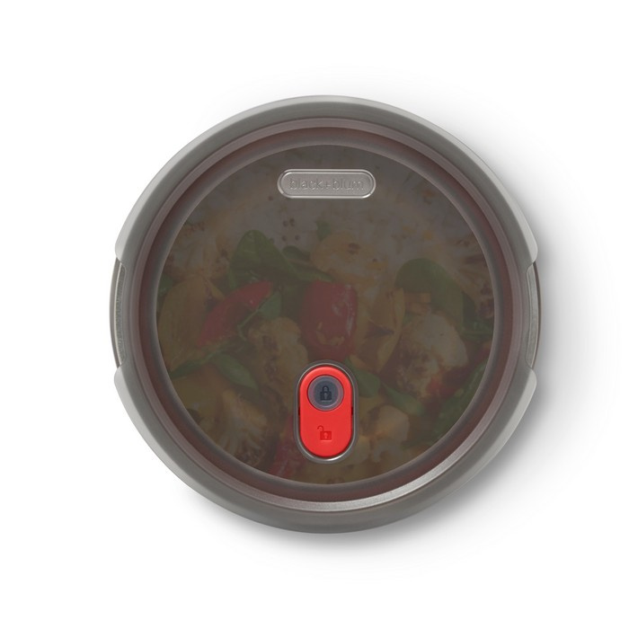 Black+Blum Lunchbox stalowy okrągły 0,65l. Multifunction