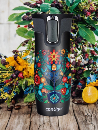 Contigo West Loop 2.0 - Kubek termiczny - 470ml - Folklor II - Gunmetal