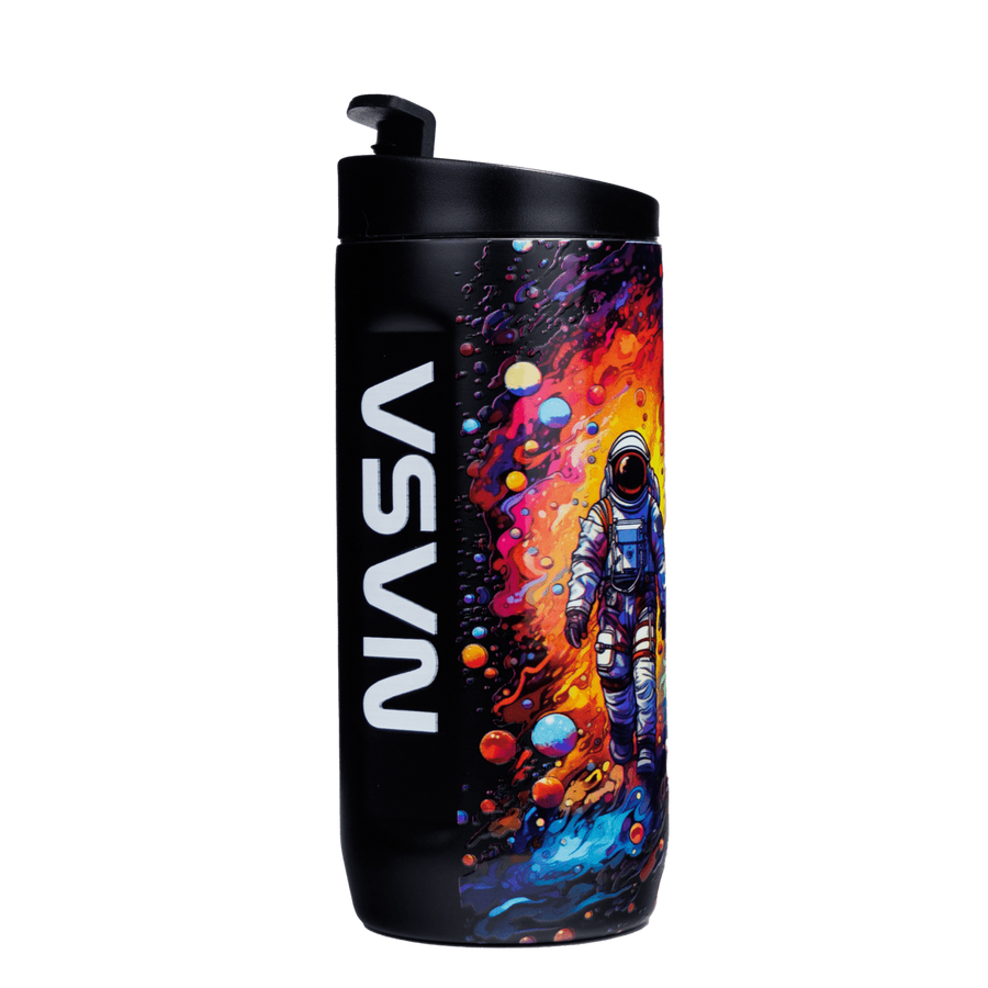 Dr.Bacty - Kubek termiczny do kawy - 360 ml - Czarny - NASA