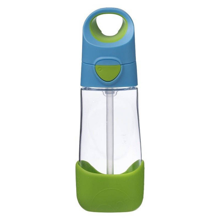 B.Box Butelka tritanowa ze słomką 450ml Ocean Breeze